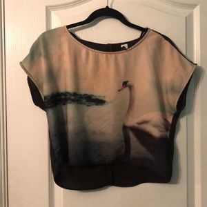 Swan crop top